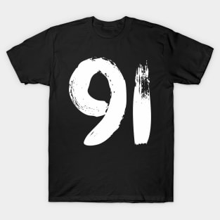 Number 91 T-Shirt